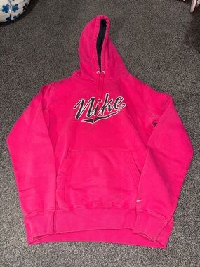 Nike Pink Pullover Hoodie – Women’s Medium